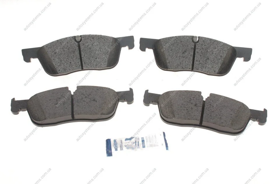 Колодки гальмівні (передні) Land Rover Discovery Sport 14-/Range Rover Evoque 11-/Jaguar E-Pace 17- ICER 182236 (фото 1)