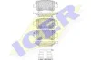 Колодки гальмівні (задні) Chevrolet Cruze 15-/Bolt 16-/Opel Astra K 15- ICER 182257 (фото 5)