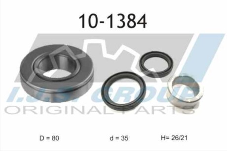 Подшипник задней ступицы колеса, комплект IJS GROUP 10-1384