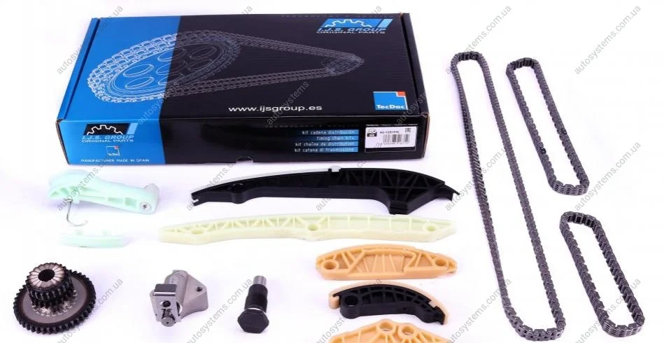 Комплект ланцюга ГРМ Audi A4/A6/VW Passat 1.8-2.0 TFSI 09-12 BYT/BZB/CDAA/CCTA/CBFA/CCZA/BPY/CAWB/BWA IJS GROUP 40-1051FK (фото 1)
