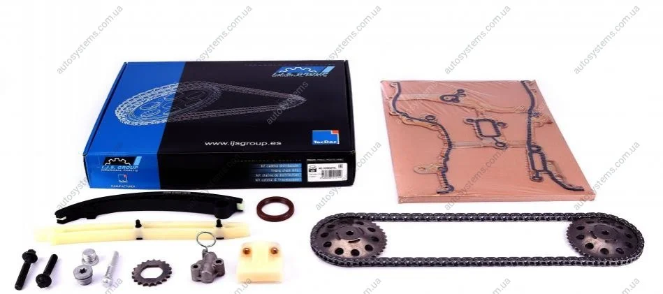 Комплект ланцюга ГРМ Opel Astra J/Corsa D 1.2-1.4 09- (ланцюг, шестерня, прокладка) IJS GROUP 40-1056VFK (фото 1)