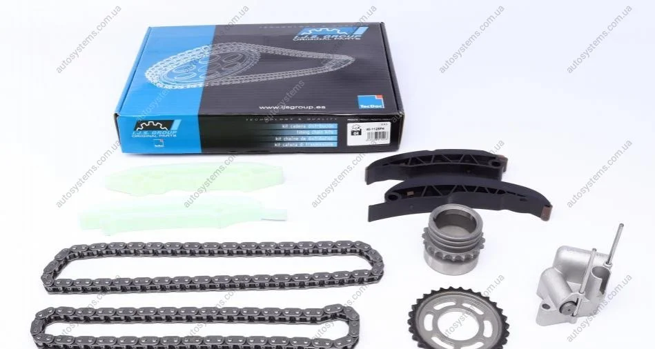 Комплект ланцюга ГРМ BMW X5 (E70)/X6 (E71/E72) 03-14 (ланцюг, башмак, натяжник,шестерня) IJS GROUP 40-1125FK (фото 1)