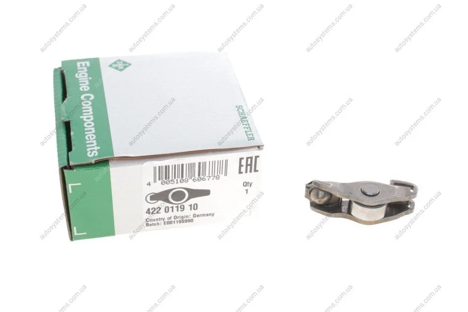 Коромисло клапана VW Touareg/Golf/Audi Q7/A6/A8 1.8-3.0TSFI 07- INA 422 0119 10 (фото 1)