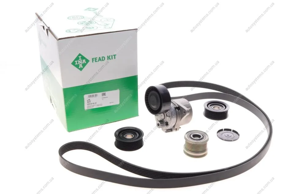 Комплект ременя генератора MB Sprinter/Vito 2.2-2.7 CDI 00-06 (6PK2260) INA 529 0115 21 (фото 1)