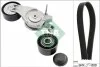 Комплект ременя генератора Citroen C3/C4/Peugeot 206/307 1.4/1.6 HDi 02- (6PK800) INA 529 0213 10 (фото 2)