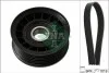 Комплект ременя генератора Ford Fiesta/Focus 1.6 09- (6PK1019) INA 529 0232 10 (фото 2)