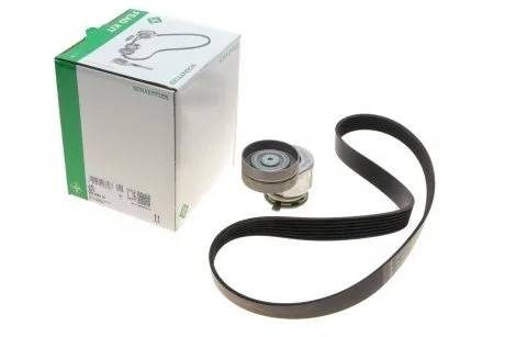 Комплект ременя генератора Renault Clio III 2.0 16V 06-14 (7PK1135) INA 529 0283 10