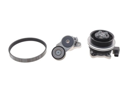 Комплект ременя генератора + помпа VW Golf/Passat/Touran 1.4 TSI 05-. (5PK493) INA 529 0340 30