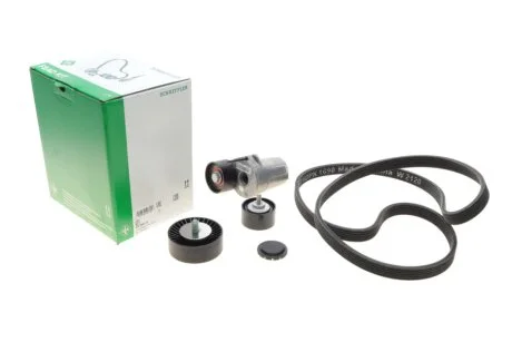 Комплект ременя генератора BMW 3 (E90/E91/E92/E93) 2.0/3.0D 04-13 (6PK 1698) N47D20 INA 529 0369 10