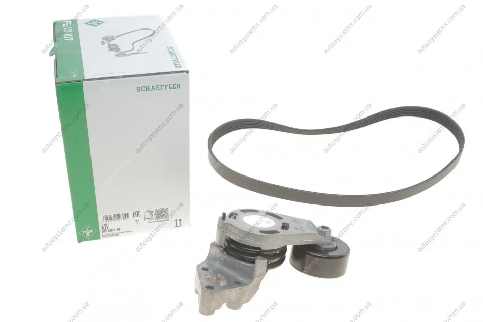 Комплект ременя генератора Skoda Roomster/Fabia 1.4TDi 03-10/VW Fox/Lupo/Polo 1.2/1.4TDI 99-09 INA 529 0378 10 (фото 1)