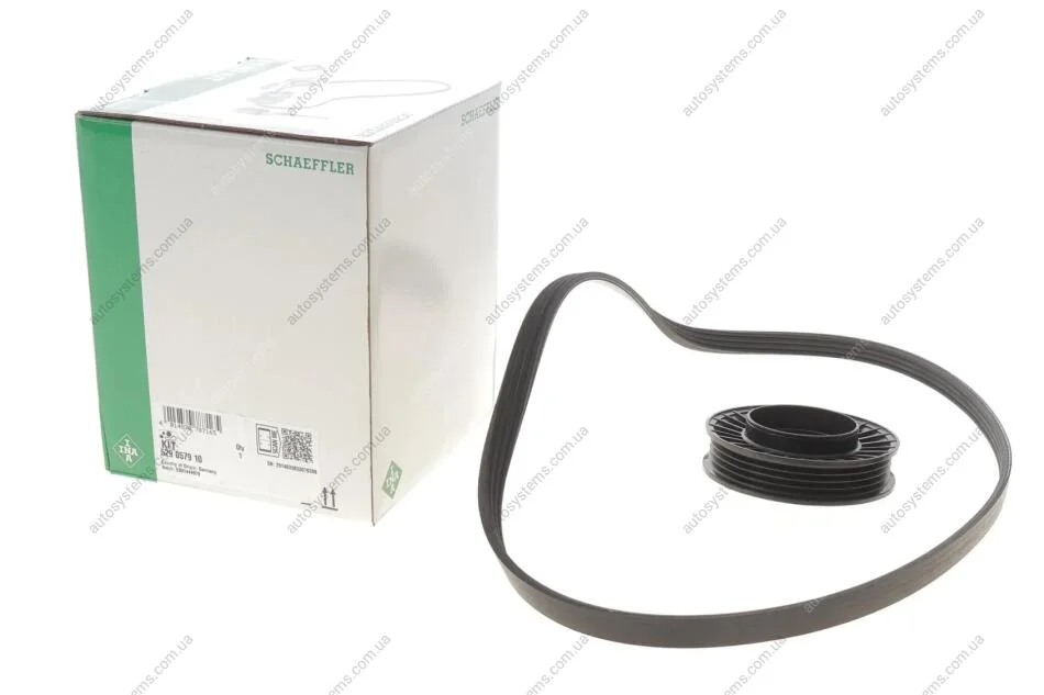 Комплект ременя генератора BMW 3 (F30/F80/G30/F)/5 (G30/F90/G31)/X3 (G01/F97) 2.0 15- B48 INA 529 0579 10 (фото 1)