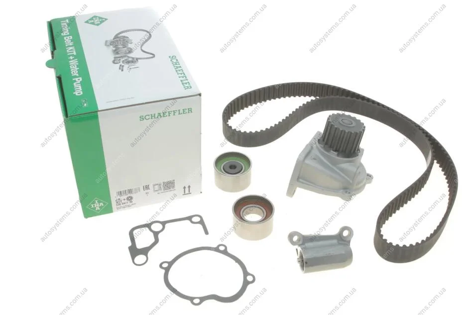 Комплект ГРМ + помпа Mazda 6 2.0DI 02-07 INA 530 0477 30 (фото 1)