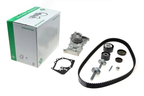 Комплект ГРМ + помпа Renault Megane III/ Scenic III 1.6 16V 08-, 81-83kw, K4M INA 530 0639 30