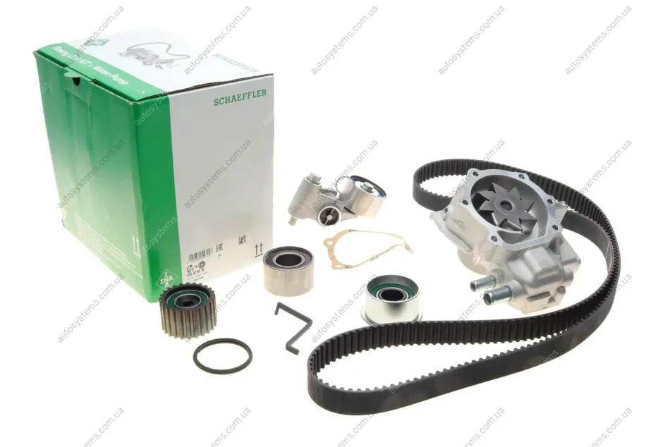 Комплект ГРМ + помпа Subaru Outback 2.5AWD 03-09, 121/127kw, (EJ25D/EJ251) INA 530 0736 30 (фото 1)