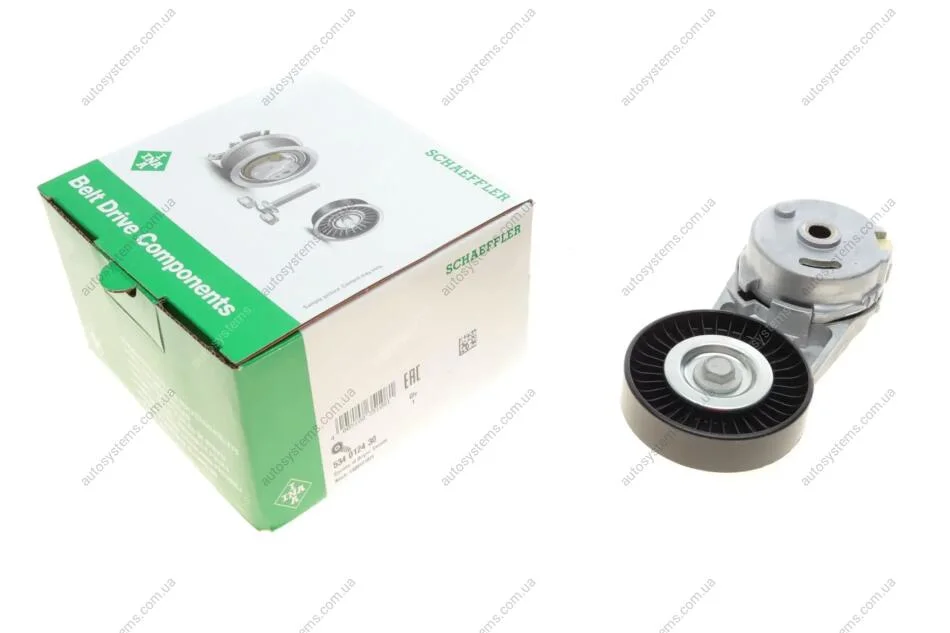 Натяжник ременя генератора Opel Astra G/Vectra B/C 2.2i 16v 00- INA 534 0124 30 (фото 1)