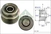 Шків генератора Toyota Yaris 1.4 D-4D 01-05 INA 535 0180 10 (фото 3)