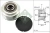 Шків генератора Toyota Avensis/Corolla 2.0D 99- (5PK) INA 535 0184 10 (фото 2)