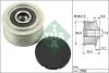 Шків генератора Nissan NP300 Navara 2.5 dCi 14- INA 535 0294 10 (фото 2)