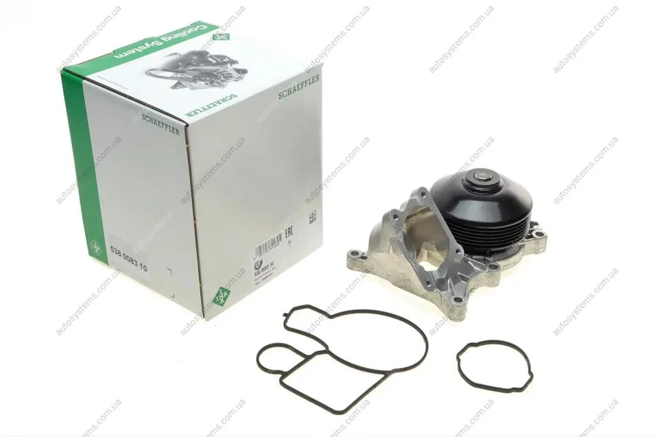 Помпа води BMW 1/3/5/X1/X3 116d/118d/120d/123d/318d/320d/520d/2.0d/xDrive 07-15 N47 D20/M47 D20 INA 538 0083 10 (фото 1)