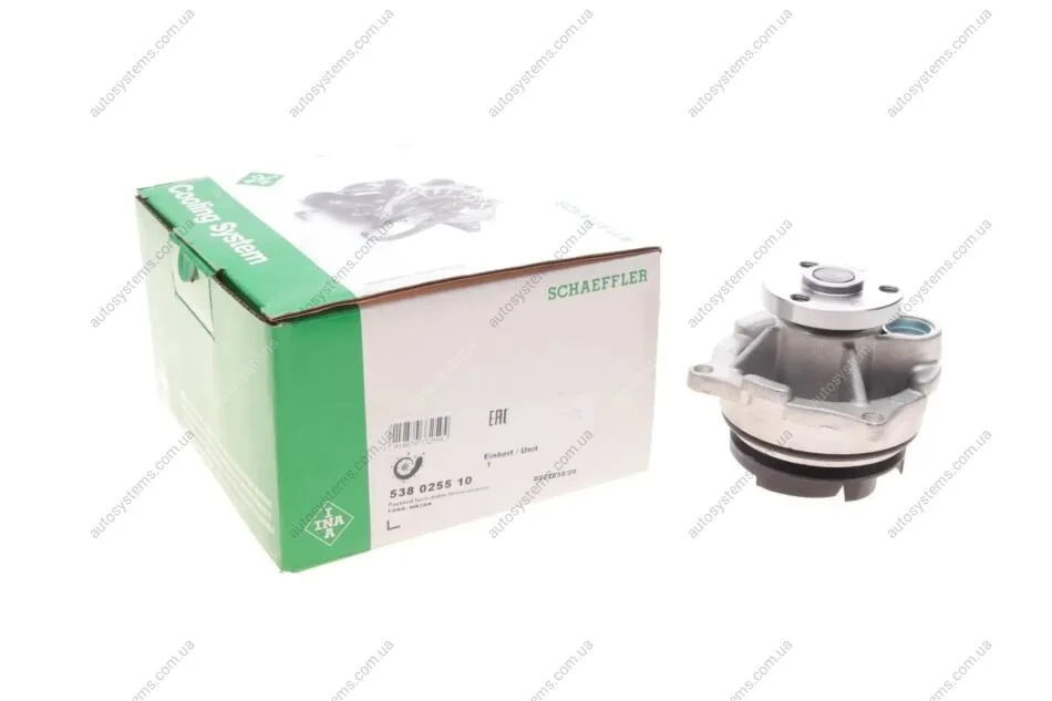 Помпа води Ford Focus I/Mondeo II/Transit/Tourneo Connect 1.6/1.8/2.0 16V 02-13 INA 538 0255 10 (фото 1)
