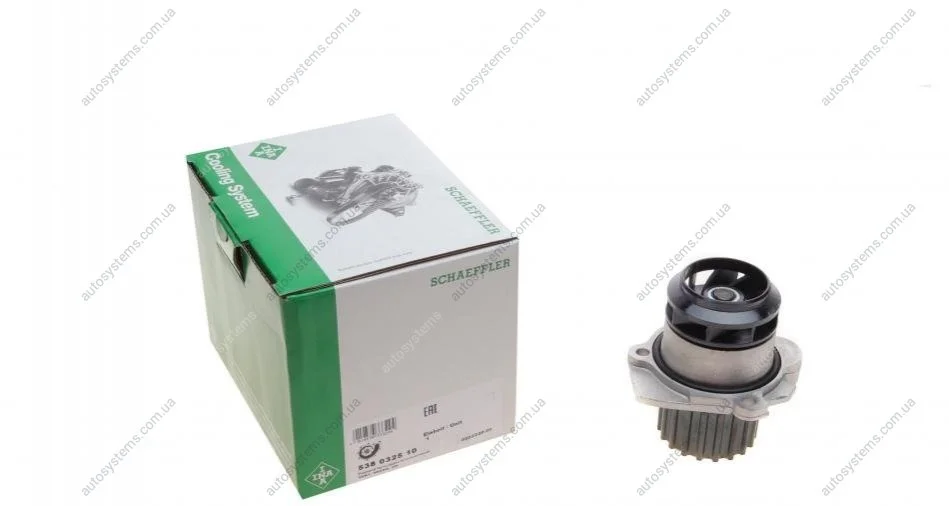 Помпа води Seat Cordoba/Ibiza/Skoda Fabia/VW Polo 1.9SDI 47Kw 99-12 (19z) INA 538 0325 10 (фото 1)