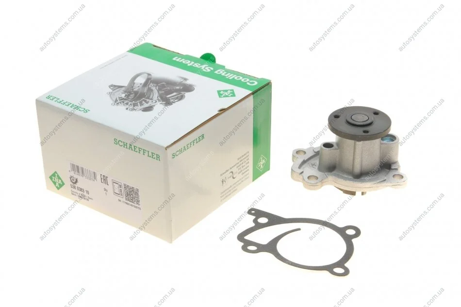 Помпа води Renault Megane III 1.2TCe/1.4TCe 09-, H5F/H4J INA 538 0383 10 (фото 1)