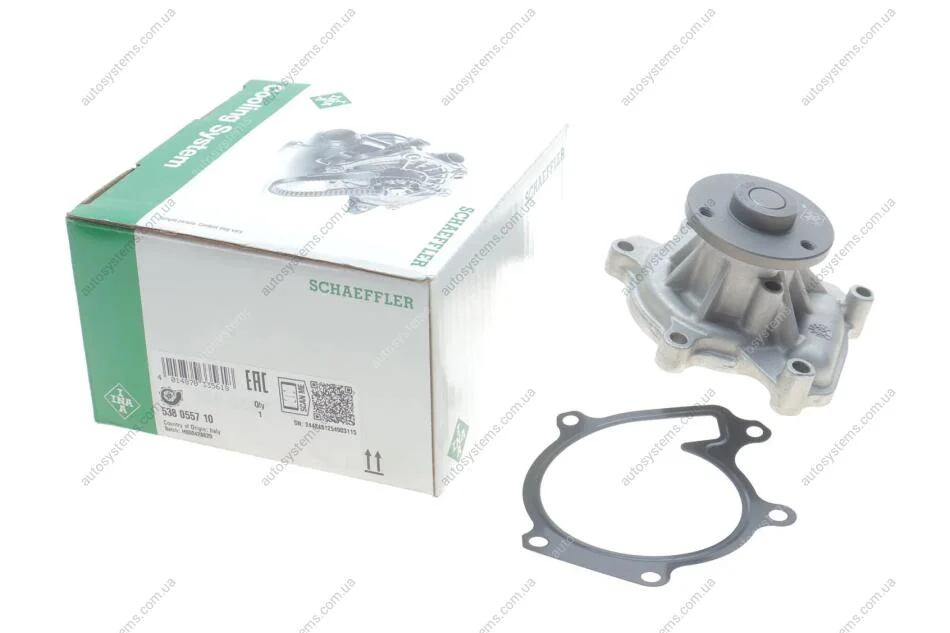 Помпа води Daihatsu Sirion 1.3-1.5 00-/Toyota Yaris 1.0 99-05 INA 538 0557 10 (фото 1)
