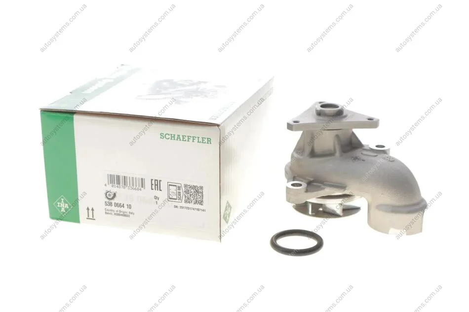 Помпа води Hyundai Accent/Getz/i30/Matrix/Kia Cerato/Rio II/Cee\'d 1.5-1.6 CRDi 04-08 INA 538 0664 10 (фото 1)