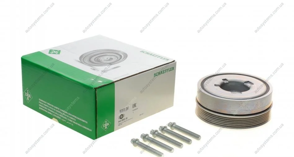 Шків колінвалу BMW 3 (F30/F80) 15-18 (153x63) (6PK) (з болтом), B38 B15 A INA 544 0502 20 (фото 1)