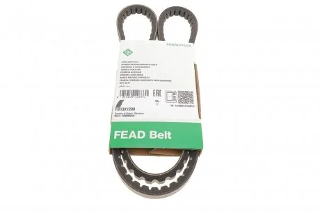 Ремінь генератора Toyota Hilux/Land Cruiser 2.4D 88-02/Ford Sierra 2.8 87-88 (13x1200) INA FB 13X1200