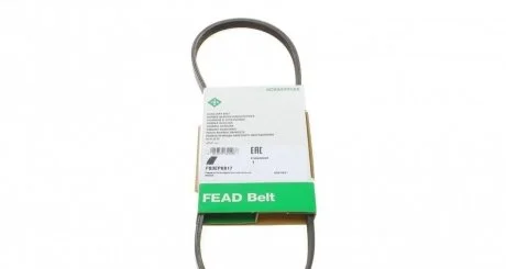 Ремінь генератора Mazda 6 2.0-2.5 13-16 (3PK817) INA FB 3EPK817