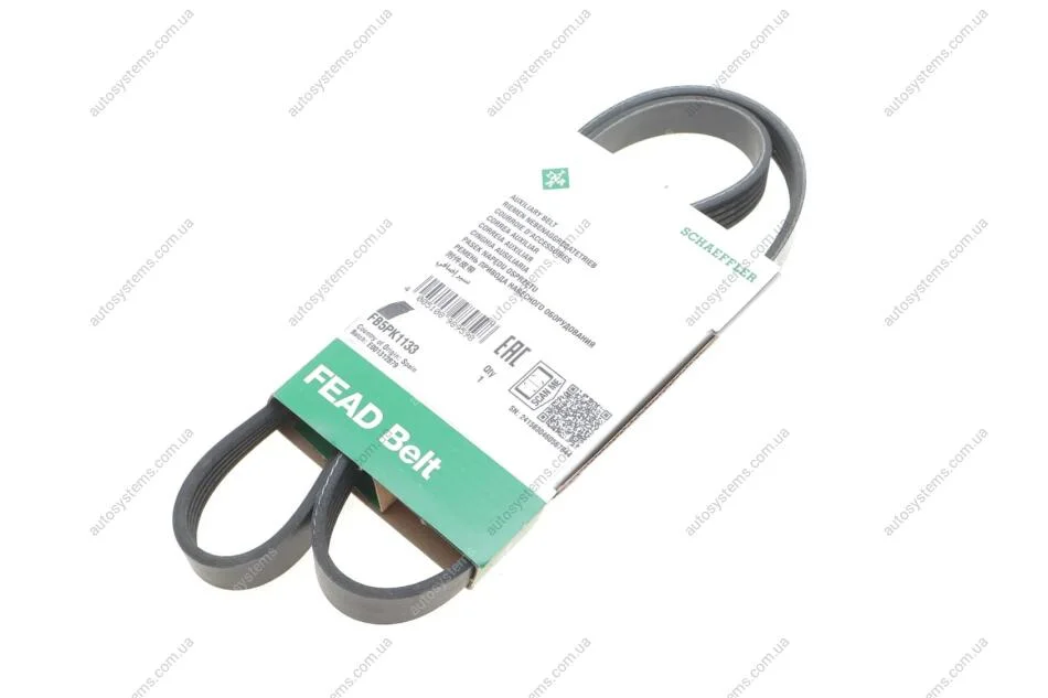 Ремінь генератора Renault Kangoo 1.5 dCi INA FB 5PK1133 (фото 1)