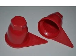 Колпачок колесный D32MM красный + стрелка Інше 260094