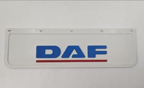 Брызговик белый с надписью DAF 650х220mm рельефная надпись (1шт) Інше 31-420-036