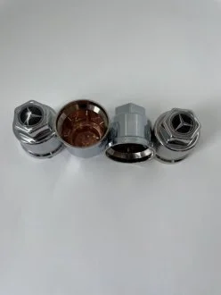 Колпачок колесный D32MM серебристый наклейка MERCEDES Інше ABJ032-MERCEDES