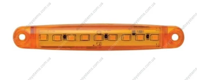 Ліхтар габаритний LED 9 діодів жовтий 100x17x10 ISIKSAN ISS40361 (фото 1)
