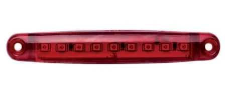 Фонарь габаритный LED 9 диодов красный 100x17x10 ISIKSAN ISS40363