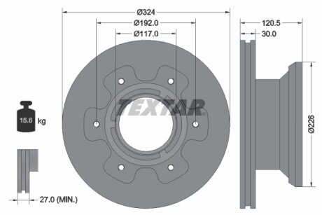 Фонарь указателя поворота IVECO 93191558