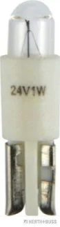 Лампа W1W (24В, 1Вт, тип гнізда: W2X4,6D) JAKOPARTS 89901231