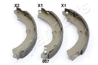 Колодки тормозные барабанные, комплект JAPANPARTS GF-007AF