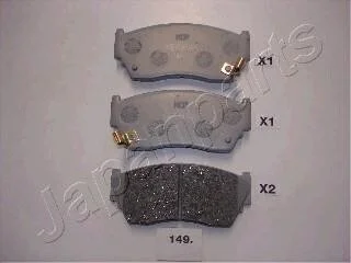 Тормозные колодки дисковые, комплект JAPANPARTS PA-149AF