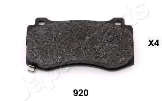 Тормозные колодки дисковые, комплект JAPANPARTS PA-920AF