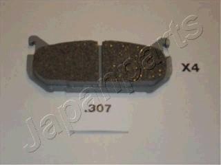 Тормозные колодки дисковые, комплект JAPANPARTS PP-307AF