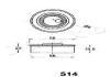 Ролик ремня ГРМ JAPKO 45514 (фото 2)