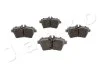 Тормозные колодки дисковые, комплект JAPKO 500068 (фото 1)
