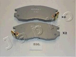 Тормозные колодки дисковые, комплект JAPKO 50530