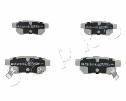 Тормозные колодки дисковые, комплект JAPKO 51404