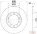 Тормозной диск задний невентилируемый JAPKO 610314C (фото 1)
