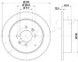 Тормозной диск задний невентилируемый JAPKO 610616 (фото 1)