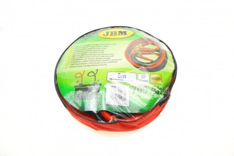 Кабель стартера 5м (+зажими з латуні) (70mm/700Ah) Jbm 51238